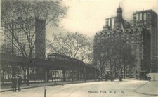 Cartão postal rotógrafo New York City Battery Park Automobiles 21-14046 comprar usado  Enviando para Brazil