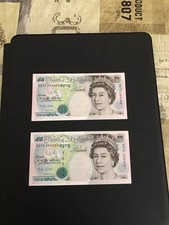 2x5 pound consecutive for sale  PETERBOROUGH