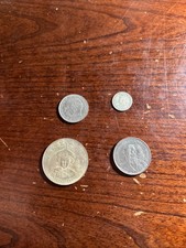 Usado, Lote de 4 moedas estrangeiras vintage. PRATA, RARA, Colecionável!!! comprar usado Usado, Lote de 4 moedas estrangeiras vintage. PRATA, RARA, Colecionável!!! comprar usado  Enviando para Brazil