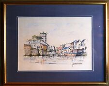 Tableau aquarelle signée d'occasion  Toulon-