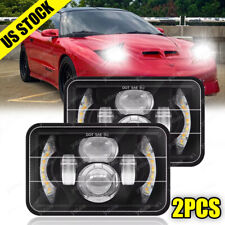 2 peças 4x6" faróis de LED 4x6" feixe Hi/Lo DRL para Pontiac Firebird Trans Sport 1980-02 comprar usado  Enviando para Brazil