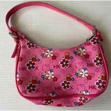 Antiga Bolsa Hello Kitty Sanrio 2003 Rosa Floral Monograma Estampa Y2K comprar usado  Enviando para Brazil