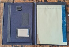 Pasta de negócios organizadora azul Marksman documento com notebook memorando tamanho A4 comprar usado  Enviando para Brazil