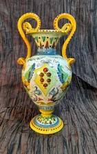 Vaso maiolica biansato usato  Torino