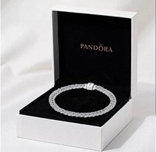AUTÊNTICA PULSEIRA CUBANA PAVÉ ATEMPORAL PANDORA S925 ALE 593008C01 comprar usado  Enviando para Brazil