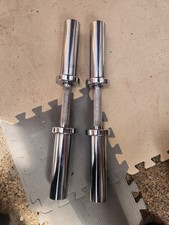 Olympic dumbbells pair for sale  LUTON