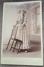 Cabinet card photograph for sale  STROUD