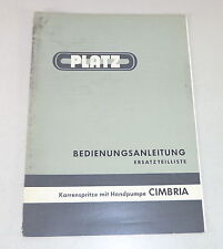 Betriebsanleitung teilekatalog gebraucht kaufen  Jever