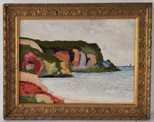 Tableau huile carton d'occasion  Montluçon