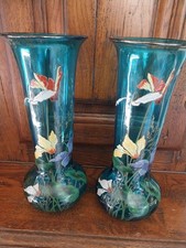 Paire vases verre d'occasion  Meaux