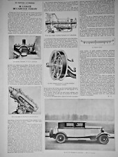 Article presse 1929 d'occasion  Expédié en Belgium