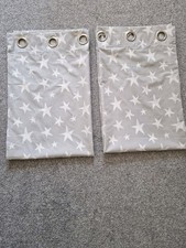 Eyelet curtains grey for sale  WOLVERHAMPTON