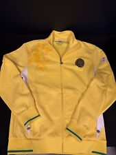 Jaqueta de atletismo masculina Brasil tamanho grande FIFA 2002 campeões da Copa do Mundo amarela de futebol comprar usado  Enviando para Brazil