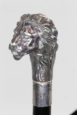 Spazierstock silberstock löwe gebraucht kaufen  Brunnen