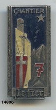 Badge chantier jeunesse d'occasion  Expédié en Belgium