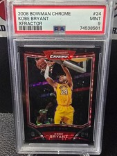 2008 Bowman Chrome XFractor /299 KOBE BRYANT #24 PSA 9 Estado perfeito comprar usado 2008 Bowman Chrome XFractor /299 KOBE BRYANT #24 PSA 9 Estado perfeito comprar usado  Enviando para Brazil