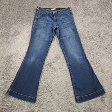 Jeans Democracy Feminino 12 Boot Cut Cintura Média Lavagem Escura Stretch Ab Solution 32x32, usado comprar usado  Enviando para Brazil