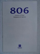 Peugeot 806 specifications for sale  BOURNEMOUTH
