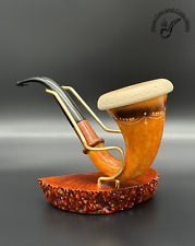 Cachimbo para fumar cabaça de calabash Meerschaum comprar usado  Enviando para Brazil