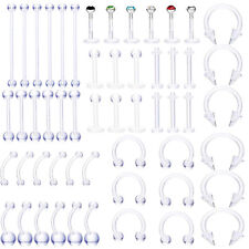 54pcs clear piercing for sale  South El Monte