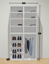 Kleiderschrank spiegelfront we gebraucht kaufen  Aachen