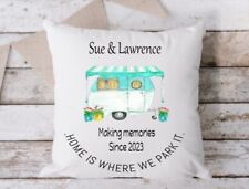 Personalised caravan cushion for sale  WALSALL
