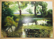 ölgemälde 64x45 see gebraucht kaufen  Senden