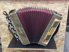 Acordeão de botão antigo Ucrânia 100 baixos instrumento musical soviético gaita comprar usado  Enviando para Brazil
