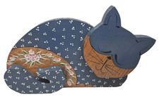 Handmade wood feline for sale  Franconia