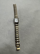 Relógio analógico Croton feminino pulseira de cristal tom dourado fabricado na Suíça quartzo comprar usado  Enviando para Brazil
