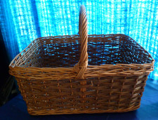 Vintage rectangle wicker for sale  SUTTON COLDFIELD