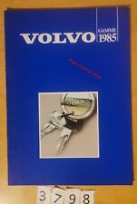 VOLVO GAMME 340 360 240 BERLINE/ BREAK 740 760 Prospectus 8 pages 1985 comprar usado  Enviando para Brazil