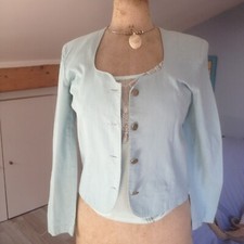 Veste bleu vintage d'occasion  Créteil