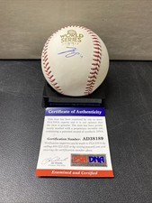 Beisebol autografado/assinado George Springer 2017 World Series Champs certificado de autenticidade PSA/DNA comprar usado  Enviando para Brazil
