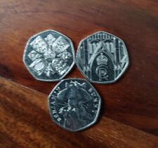 Commemorative 50p coins for sale  WELLINGBOROUGH