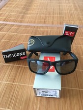 Usado, ÓCULOS DE SOL RB4165 BRANCO PRATA RAY-BAN JUSTIN MTF-003 comprar usado  Enviando para Brazil