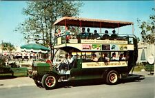 VISUALIZAÇÃO DE CARTÃO POSTAL VINTAGE DISNEYLAND ANAHEIM CALIFÓRNIA ÔNIBUS DE DOIS ANDARES comprar usado  Enviando para Brazil