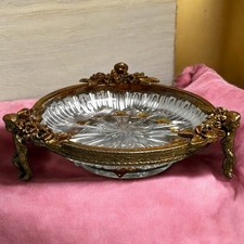 Vintage brass glass for sale  San Pedro