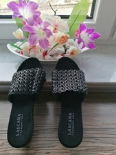 Slipper sandalen keilabsatz gebraucht kaufen  Farschwlr., Kasel, Osburg