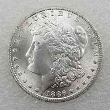 Morgan prata americana 1886-O $1 comprar usado  Enviando para Brazil