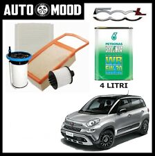  Kit Tagliando Fiat 500L 500 L 1.3 Multijet D EURO 5 + 4 Llitri Selenia 5W30 comprar usado  Enviando para Brazil
