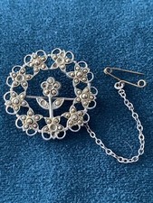 Silver tone glass for sale  STOURBRIDGE
