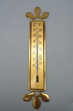 Messing wandthermometer polier gebraucht kaufen  Reinbek