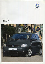 Folheto de vendas VW Fox 2008 mercado do Reino Unido comprar usado  Enviando para Brazil