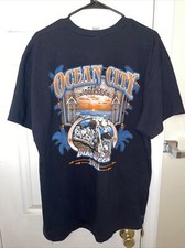 Camisa Ocean City Bike Week Adulto GG Preta Manga Curta Vintage Pôr do Sol Masculina 2021 comprar usado  Enviando para Brazil