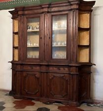 Credenza vetrina noce usato  Alessandria