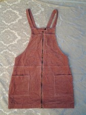 Vestido de avental de veludo cotelê rosa comprar usado  Enviando para Brazil