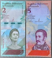 Bolivares banknoten geldschein gebraucht kaufen  Burgkirchen a.d.Alz
