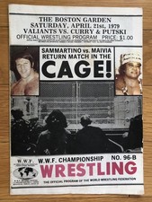 Wwf wrestling program for sale  Colchester