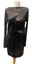 Asos black sequinned for sale  HORSHAM